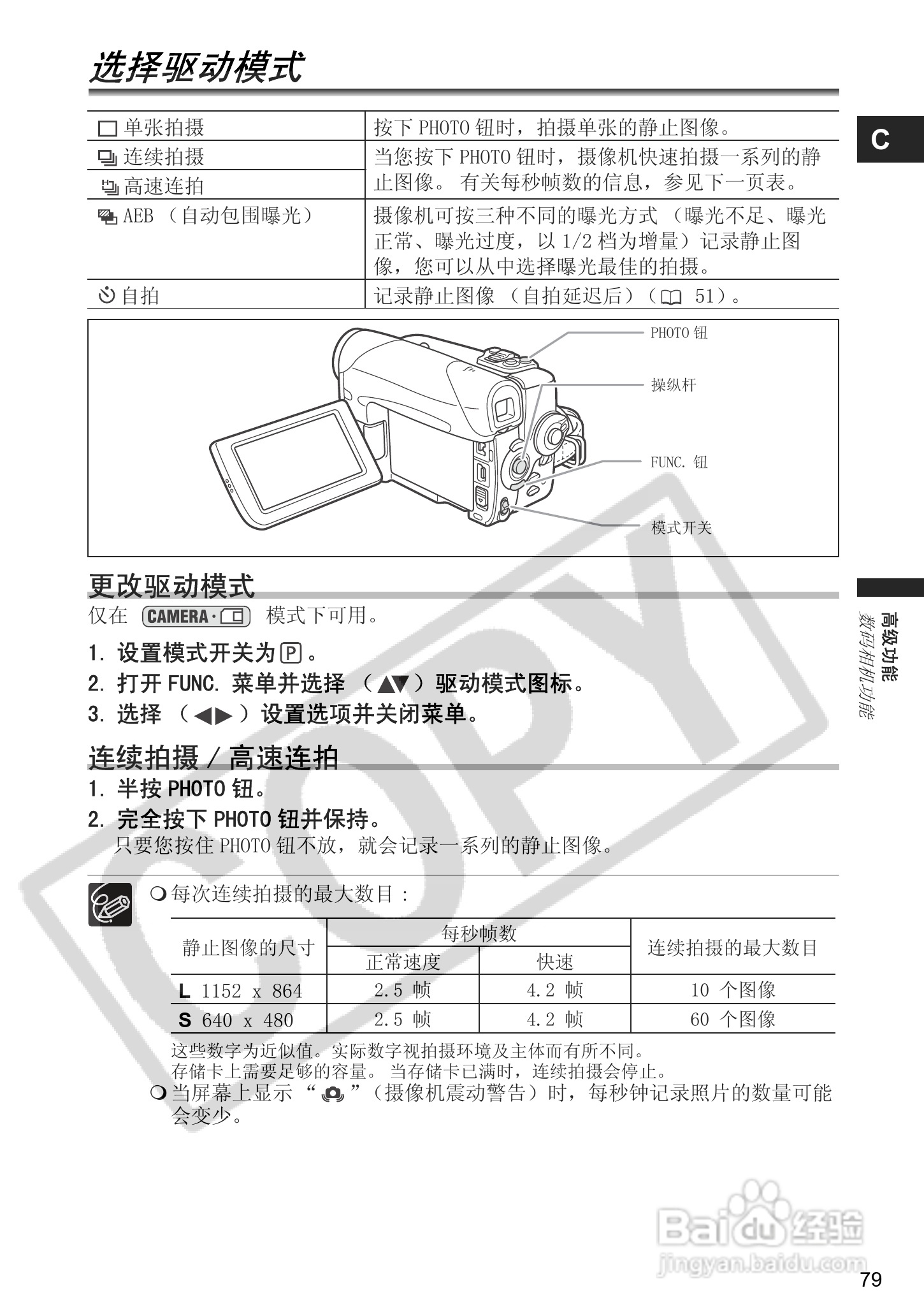 佳能MVX460数码摄像机使用说明书:[8]