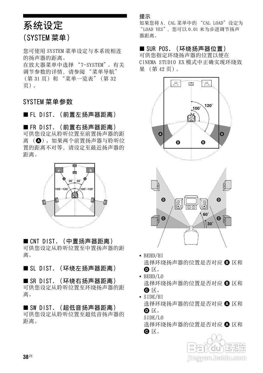 索尼HT-SF2300家庭影院使用说明书:[2]