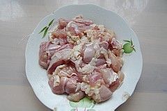 香菜鸡丁