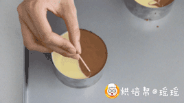 拼接慕斯，不止是咖啡师才会拉花