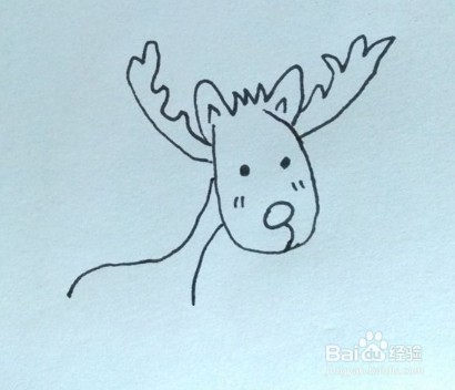 简笔画:怎么画鲁道夫