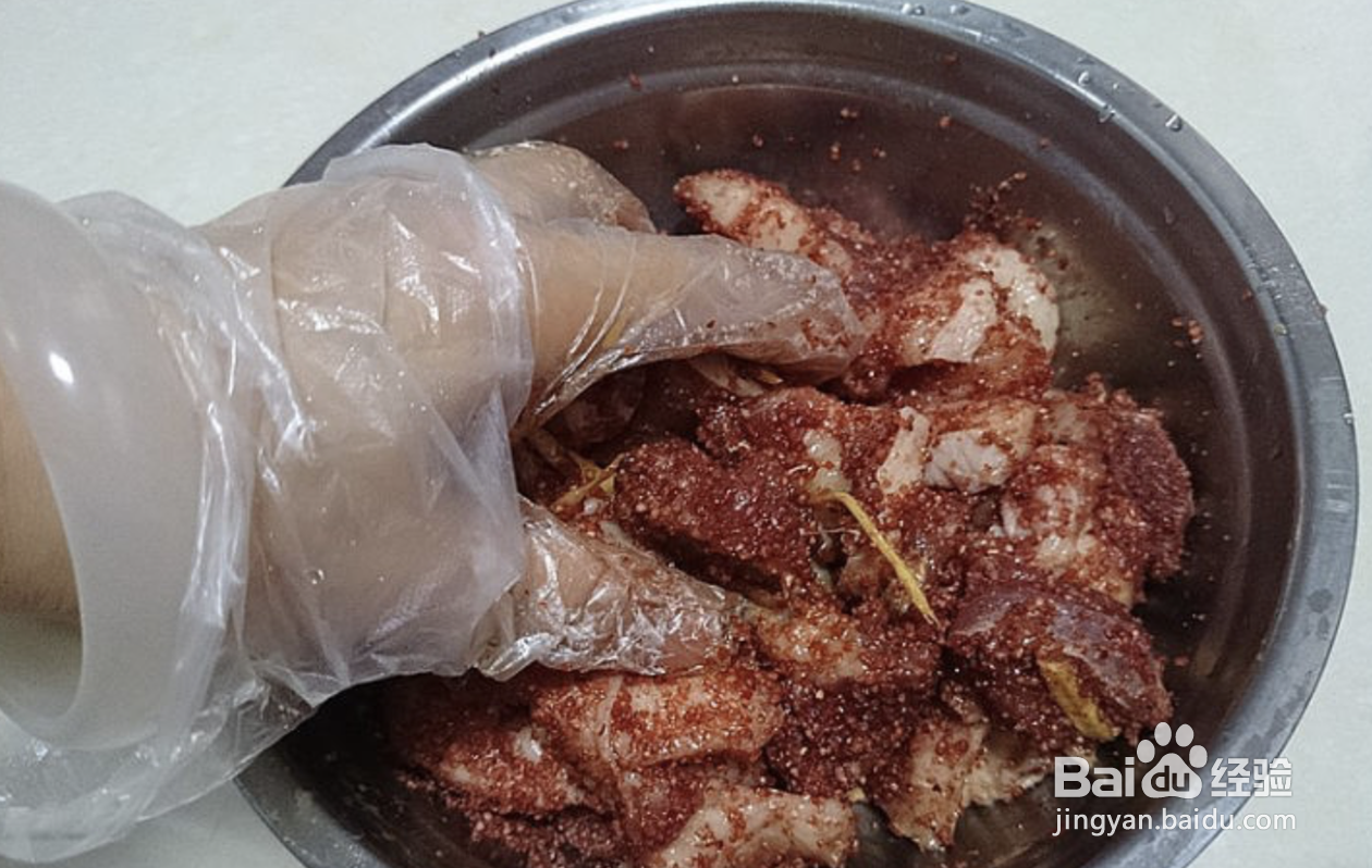 土豆粉蒸肉的做法