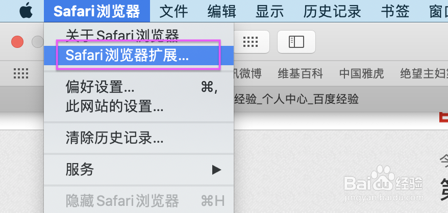 Safari怎么安装插件