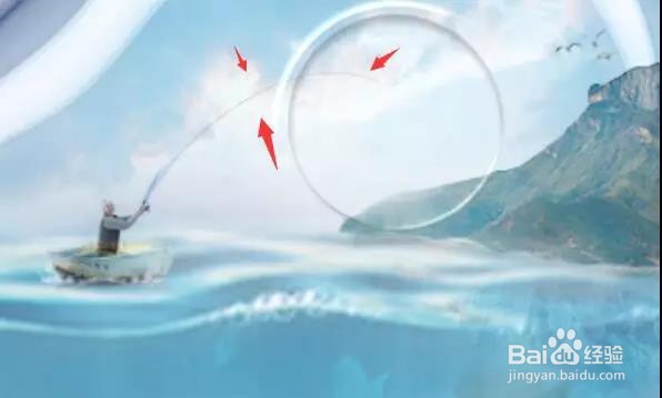 如何用PS合成灯泡中的垂钓者?