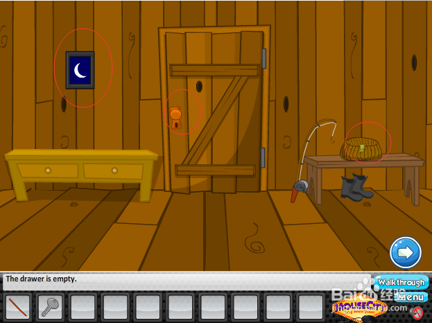 逃出恐怖的小屋攻略