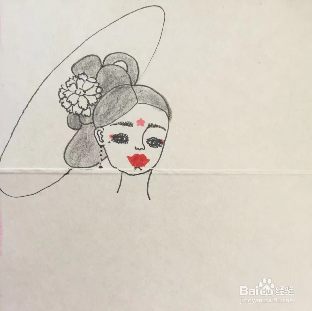 插画教程之话剧演员陈娇