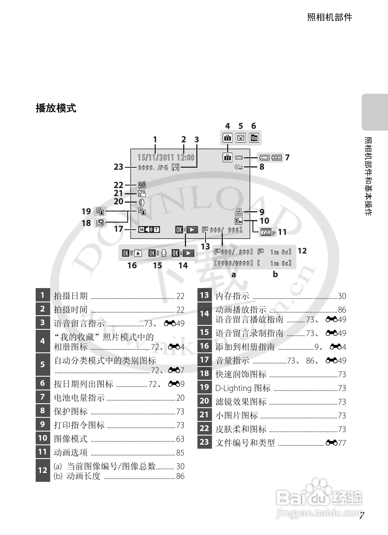 尼康COOLPIX S6200数码相机使用说明书:[3]
