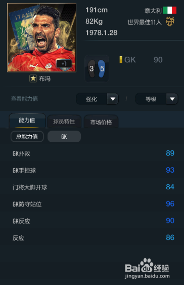 FIFA OL3新版意大利国家队球员推荐(替补上篇)