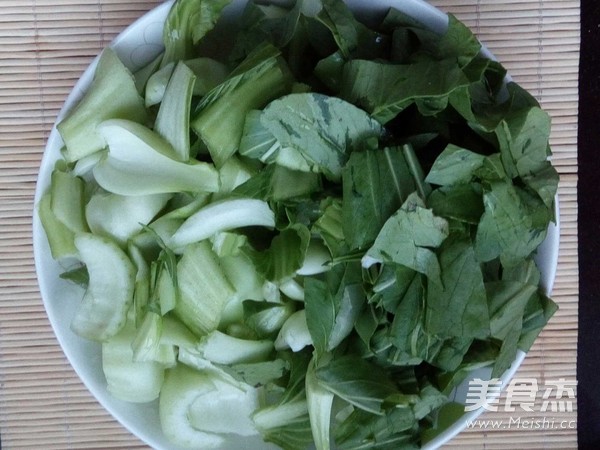 口蘑木耳炒油菜
