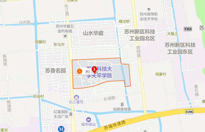 请问苏州科技大学天平学院的具体地址是什么?快递用