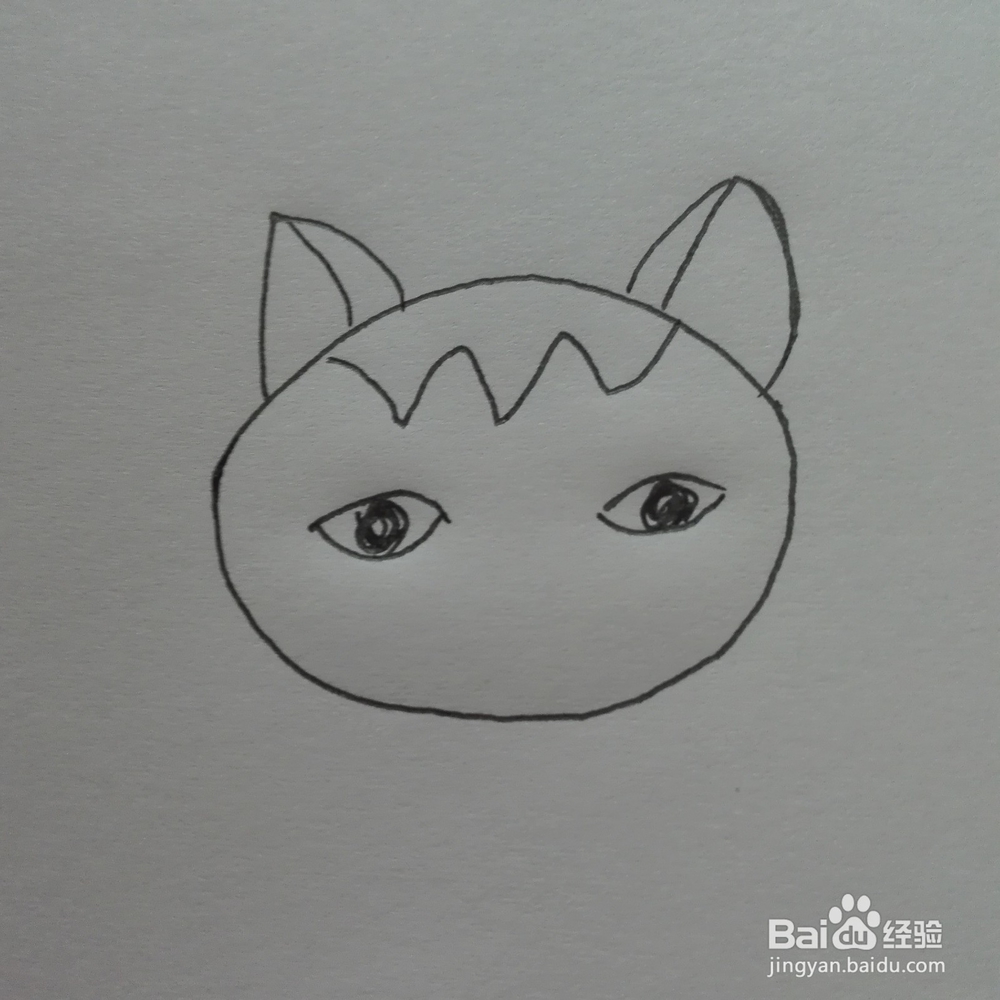 简笔画--小猫咪