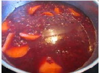 红曲米红薯粥的做法