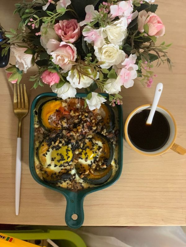 坚果南瓜燕麦烘蛋