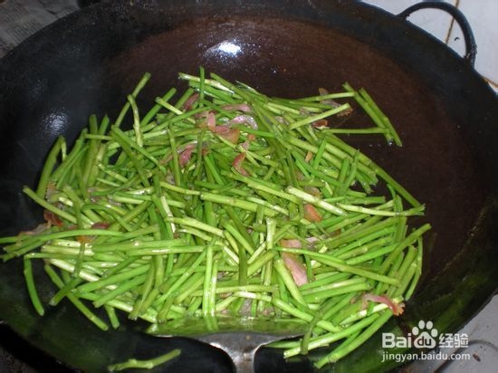 “洲八鲜”之——芦蒿炒腊肉