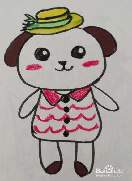 动物简笔画 小狗的画法