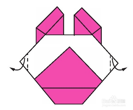 快来教宝宝折超可爱的呆萌小熊头!