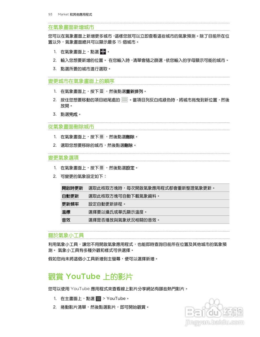 多普达 HTC Wildfire S A515c手机使用说明书:[10]