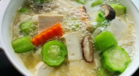 丝瓜豆腐汤的简单做法