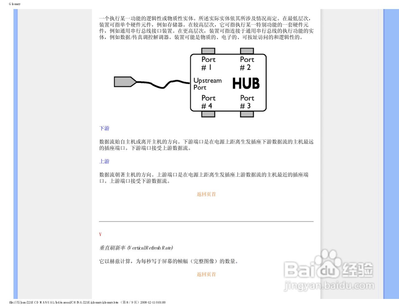 飞利浦221E1HSB/93液晶显示器使用说明书:[8]