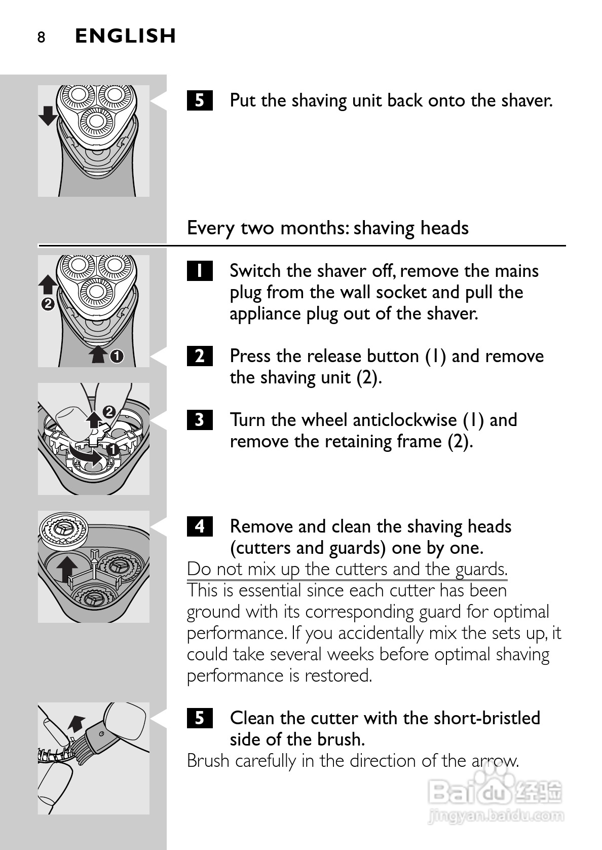飞利浦HQ6831电动剃须刀使用说明书:[1]