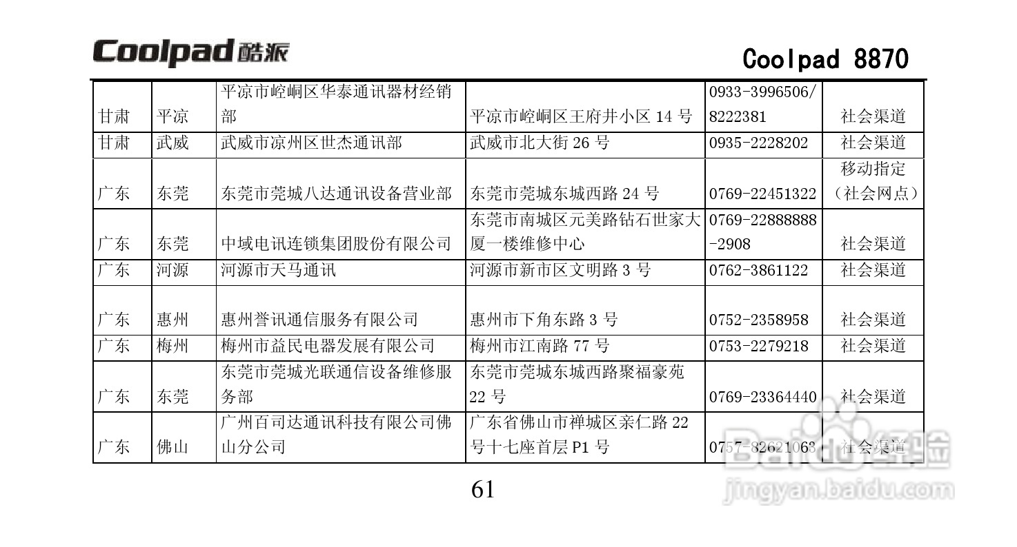 酷派Coolpad 8870手机说明书:[8]