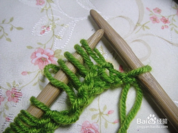 围巾织法——太阳花详细图解