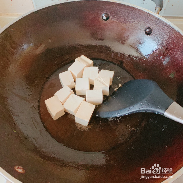 妈妈教你做香菇油菜炖豆腐