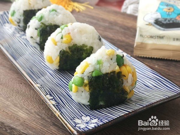 怎么做杂蔬海苔饭团