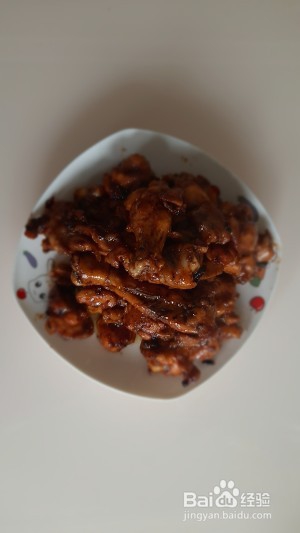 照烧鸡腿无水无油，超简单超好吃的照烧鸡腿