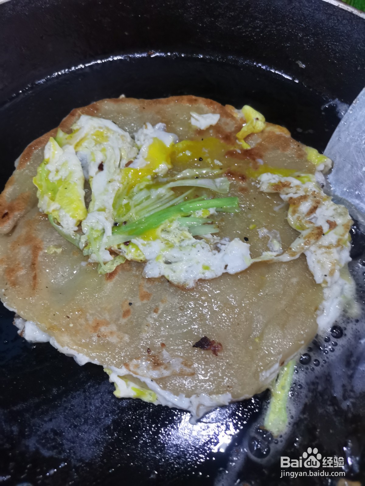 葱香鸡蛋烙饼