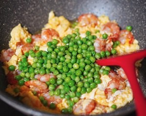 低脂豌豆虾仁滑蛋