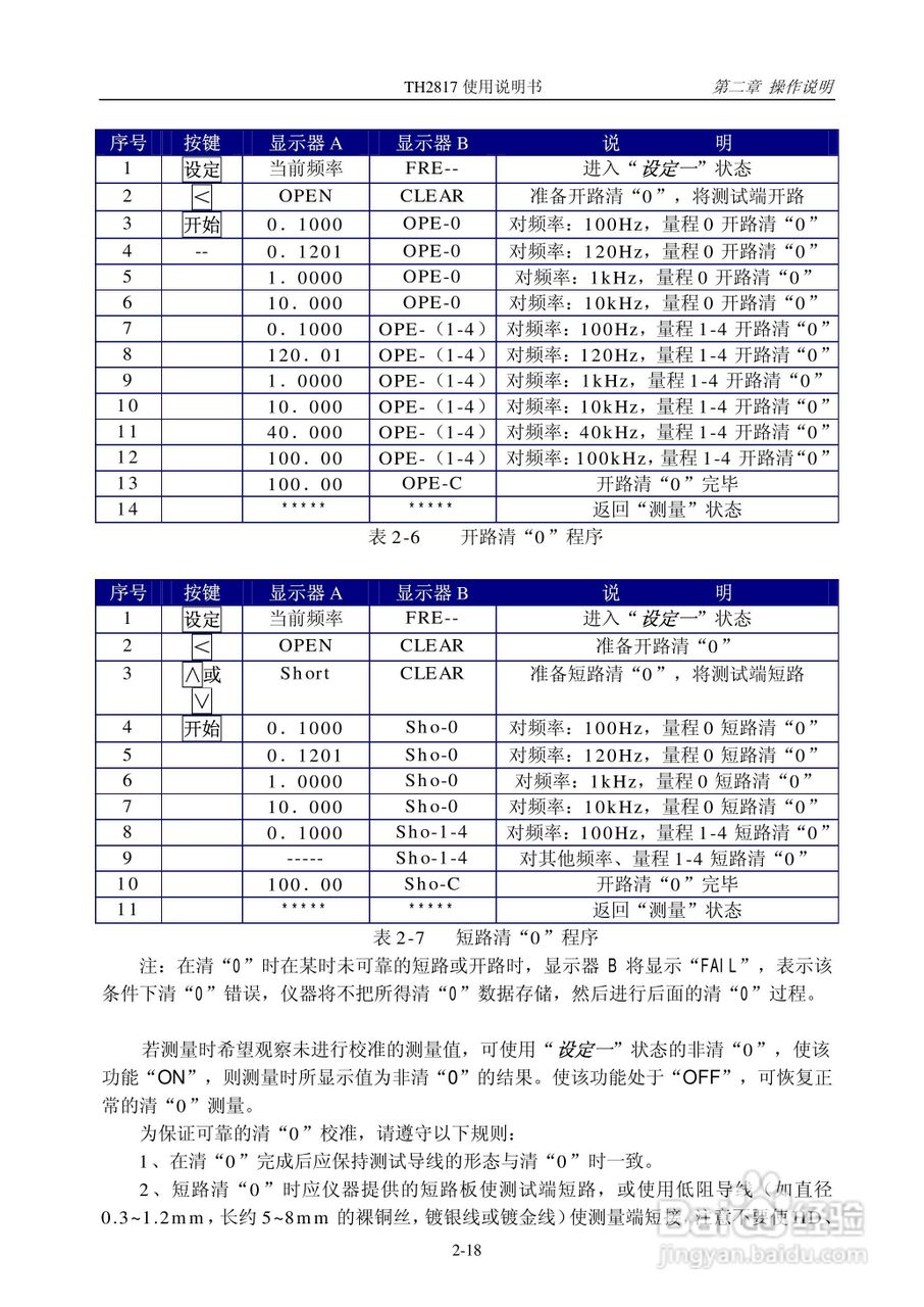 TH2817 LCR数字电桥说明书:[4]
