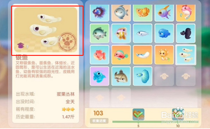 摩尔庄园钓银鱼攻略
