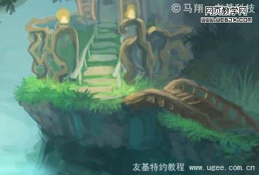 Photoshop鼠绘教程:唯美的梦幻森林