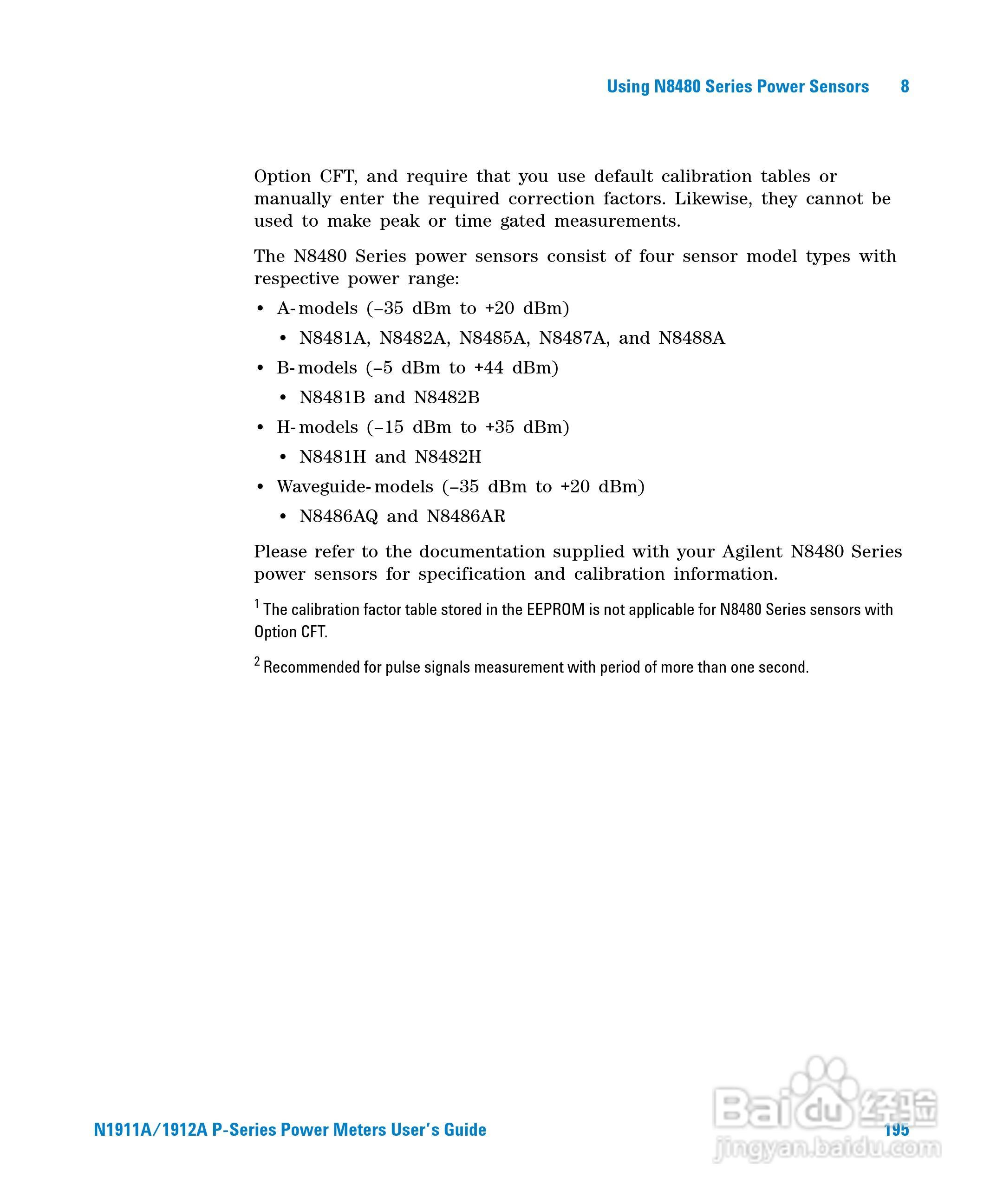 N1911A功率表使用手册:[22]