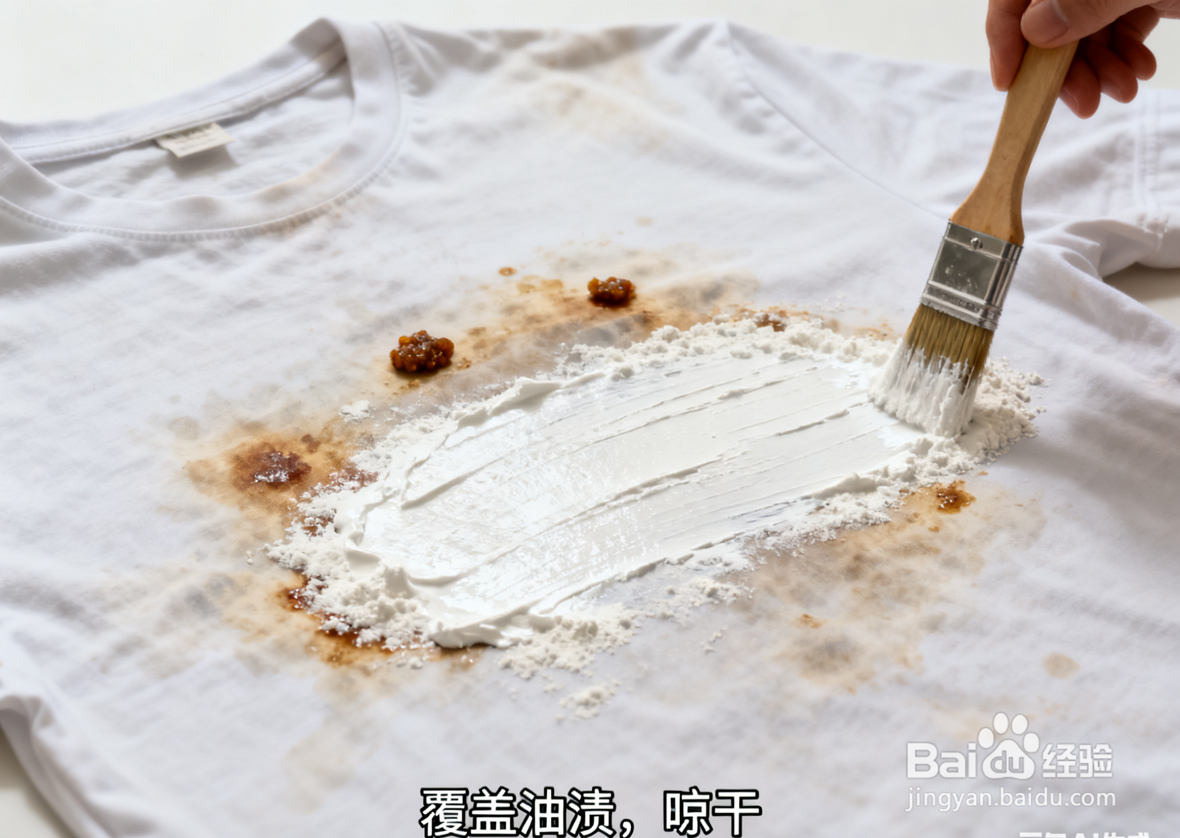 衣服沾油渍难洗？2个家常方法，轻松去渍