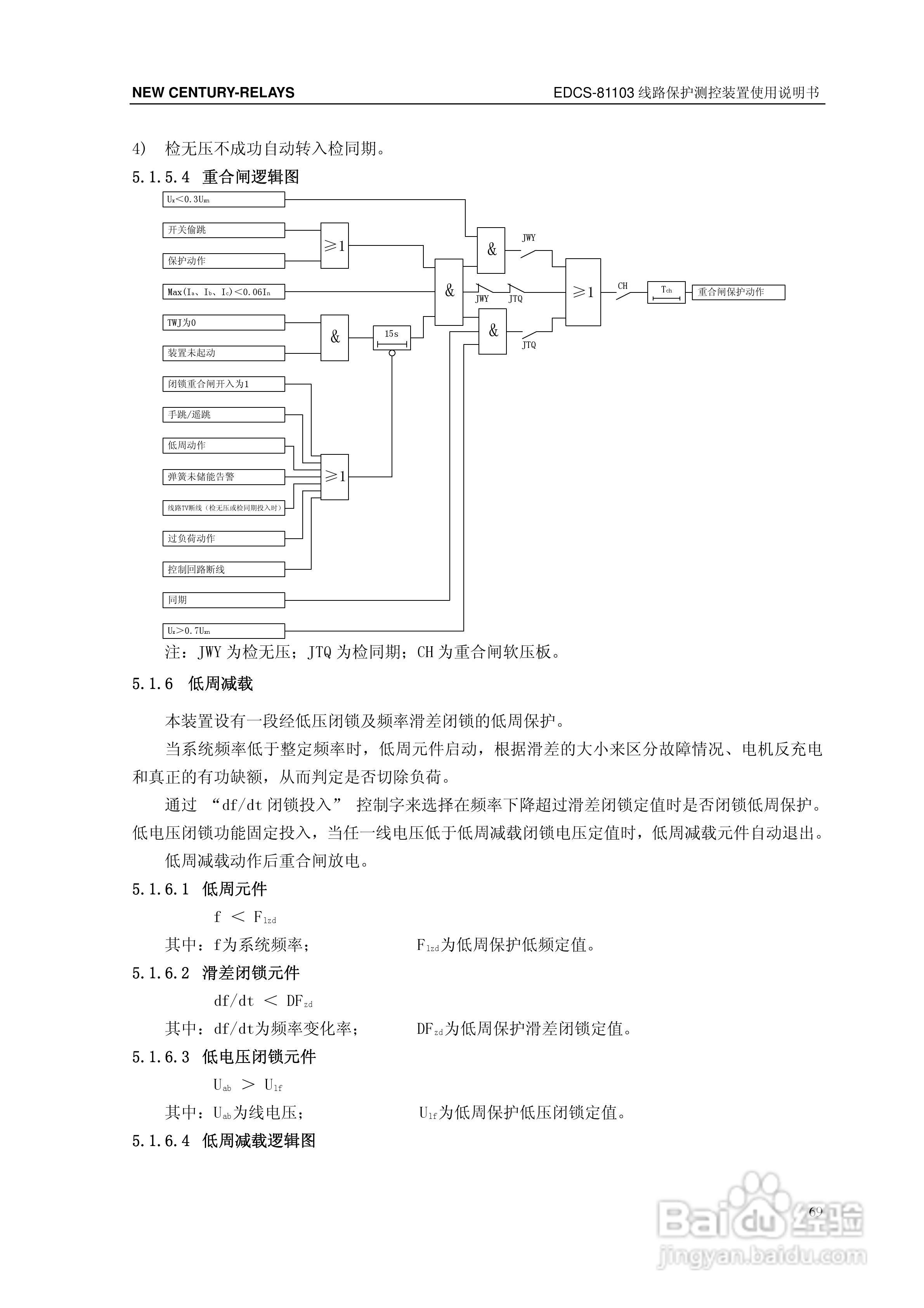 新世纪EDCS-81103线路保护测控装置说明书:[8]