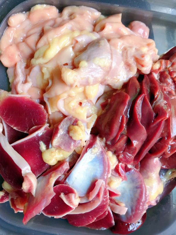 美极泡菜炒鸡杂