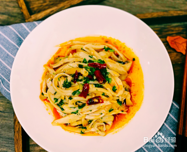 凉拌杏鲍菇的做法