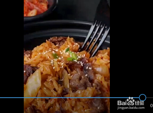 泡菜肥牛炒饭的制作方法