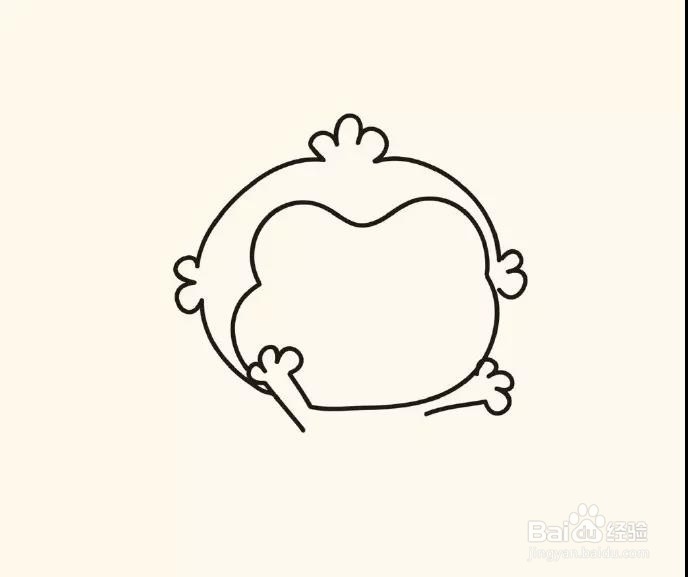 简笔画：萌猴子画法