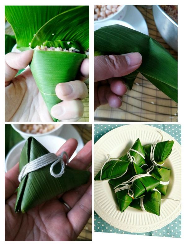 花米干贝小粽子