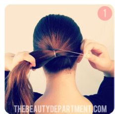 好看的盘发鸟窝头