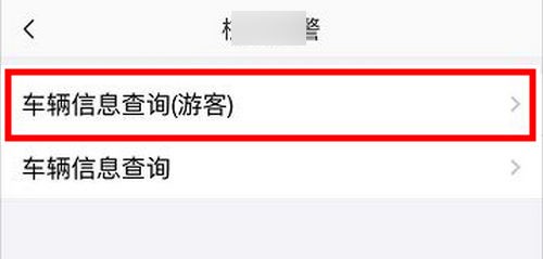 如何在手机里查询机动车信息