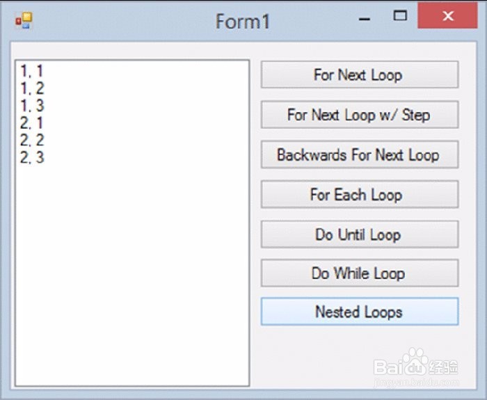 vb.net中的循环语句