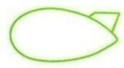 简笔画大全：[12]火箭和飞艇的绘制方法