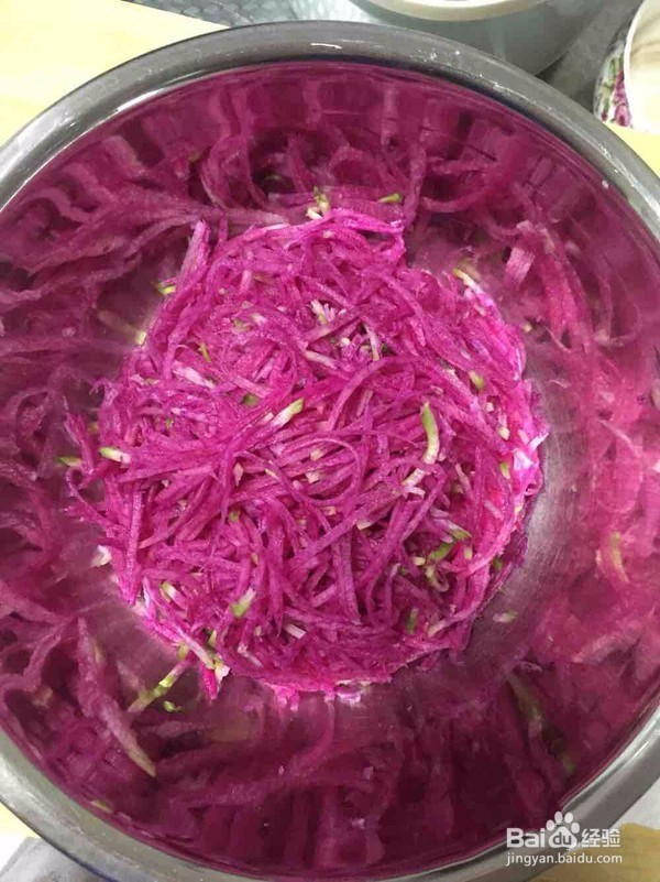 家庭美食凉拌脆萝卜