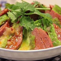 红油牛肉拌苦瓜的做法