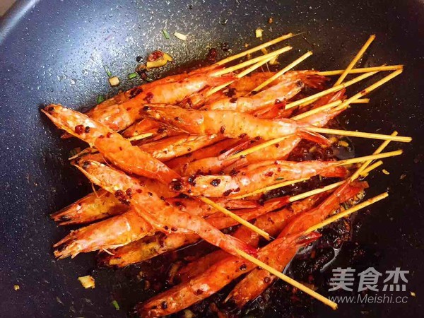 豆豉串串虾的做法