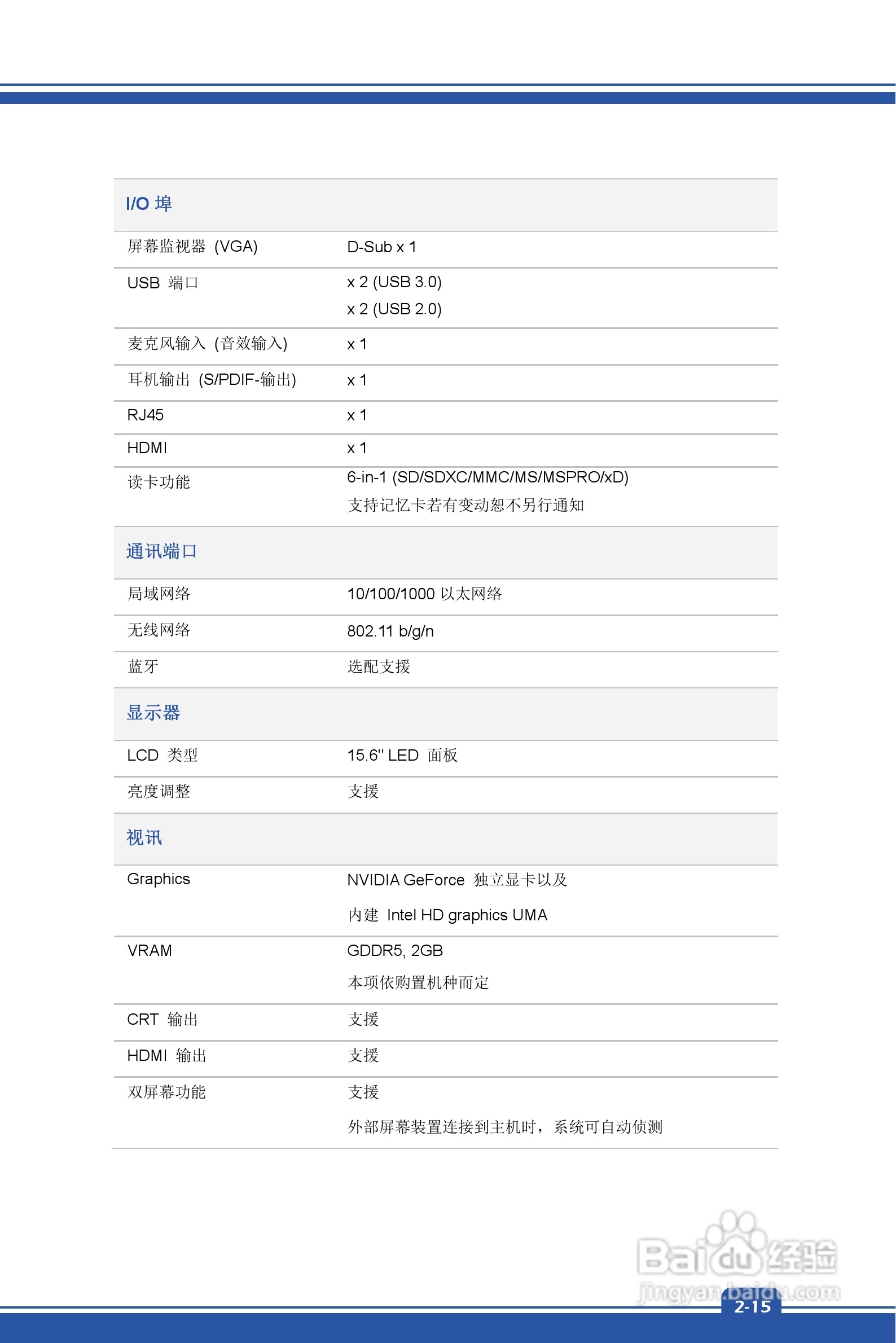 微星MSI GE60型笔记本说明书:[3]